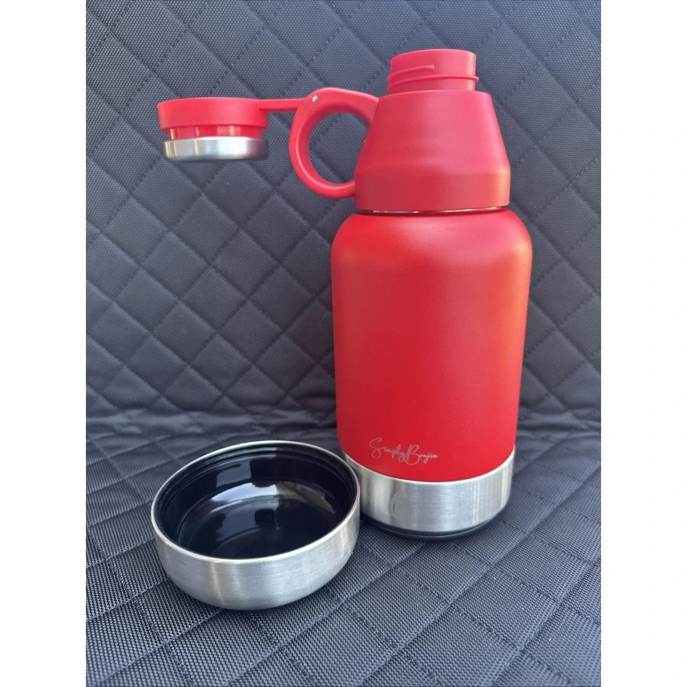 Dog Water Bottle With Travel Bowl 24oz Travel Cup For Pet & Humans